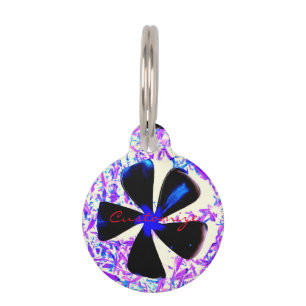 5 petal pinwheel flower Thunder_Cove Pet Tag