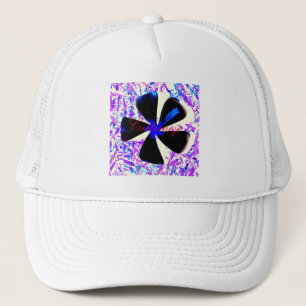 5 petal pinwheel flower Thunder_Cove Trucker Hat