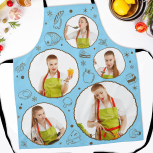 5 photo Collage Grid for kitchen Chef Blue Apron
