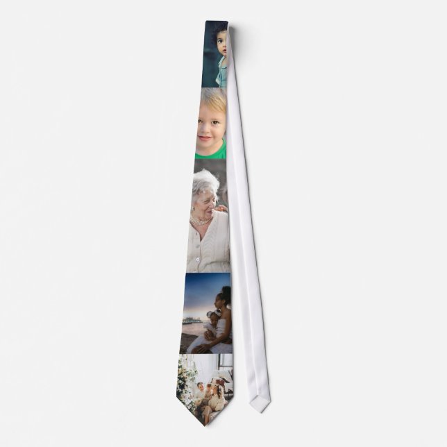 5 Photo Customised Collage Tie (Front)
