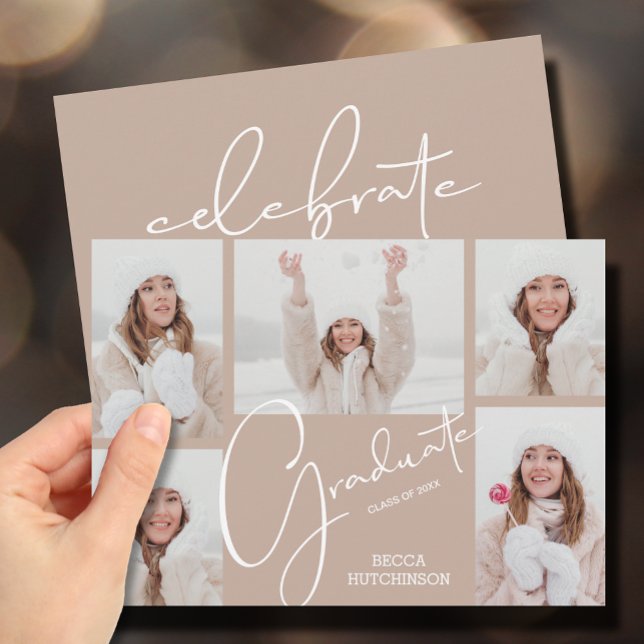 5 Photo Graduation Invitation (Creator Uploaded)