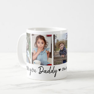 5 Photo Love You Daddy Happy Father's Day 2021 Coffee Mug