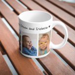 5 Photo Love You Grandpa Happy Father's Day 2023 Coffee Mug<br><div class="desc">Cute father's day mug personalised with 5 photos , love you Grandpa typography and grandkids names.</div>