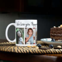  5 Photo Love You Poppy Happy Father's Day 2023 Coffee Mug