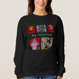 5-Photo Template: “My Favourites” Use Your Photos  Sweatshirt