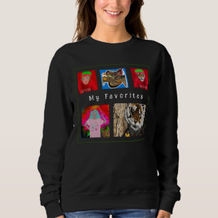 5-Photo Template: “My Favourites” Use Your Photos Sweatshirt