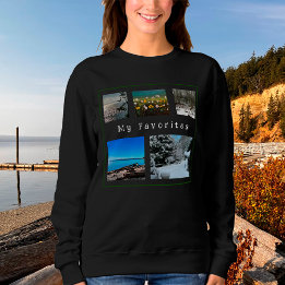 5-Photo Template: “My Favourites” Use Your Photos Sweatshirt