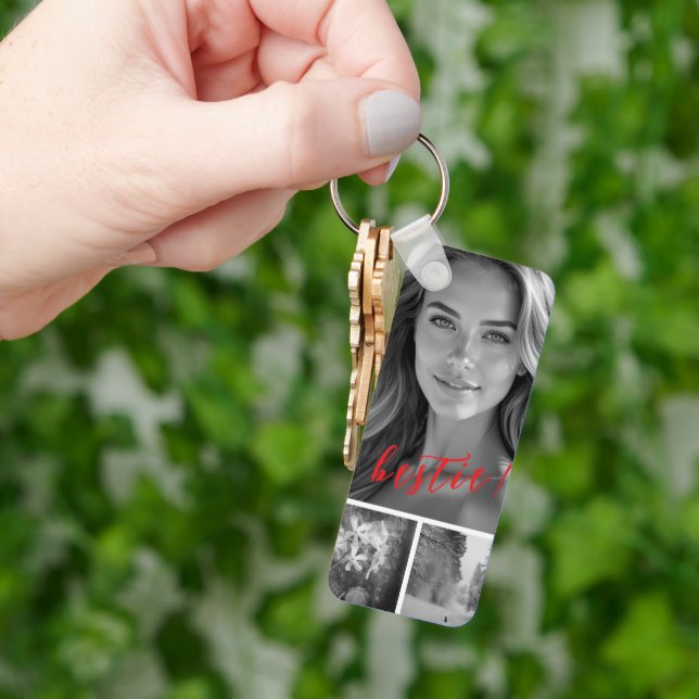 5 pictures collage  key ring (Hand)