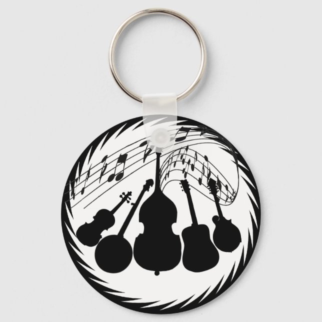 5 PIECE BAND -KEYCHAIN KEY RING (Front)
