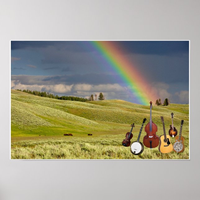 5 PIECE BLUEGRASS BAND POSTER (Front)