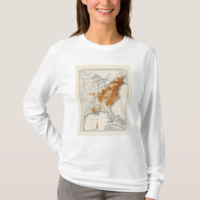 5 Population 1820 T-Shirt (Front)