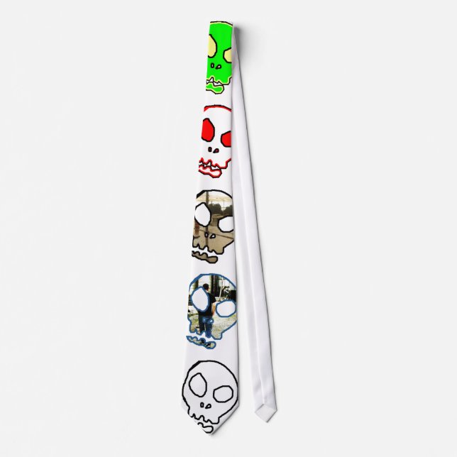 5 SKULL TIE (5 different designs) (Front)