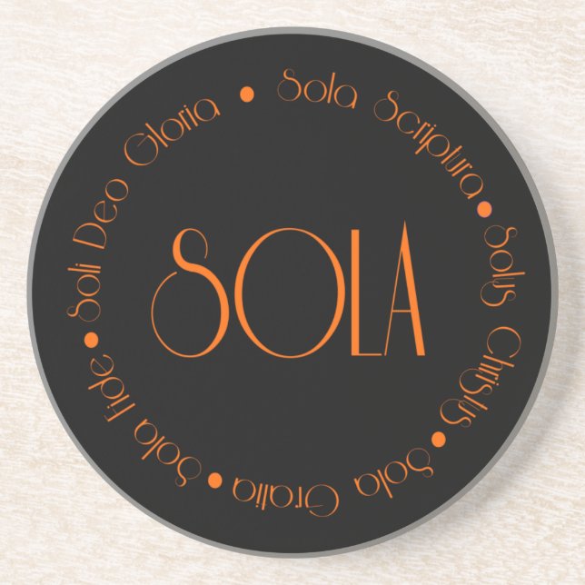 5 Solas Coaster (Front)