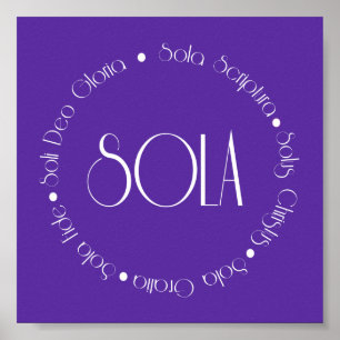 5 Solas Poster