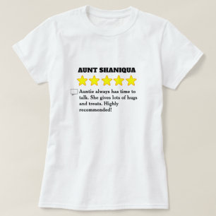 5 Star Aunt Review T-Shirt