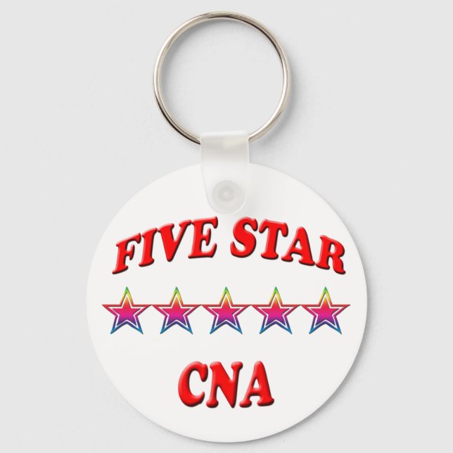 5 Star CNA Key Ring (Front)
