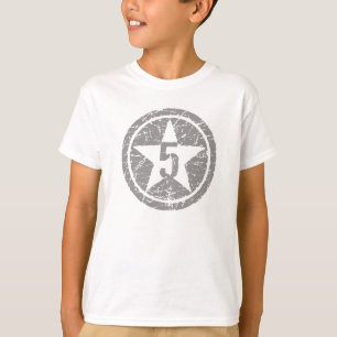 5 STAR cracked BIRTHDAY Tee