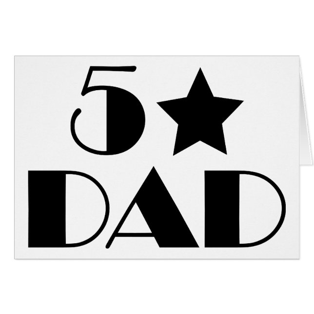 5 Star Dad (Front Horizontal)