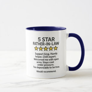 5 Star Father-In-Law  Mug