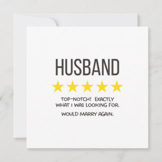 5 Star Husband Card