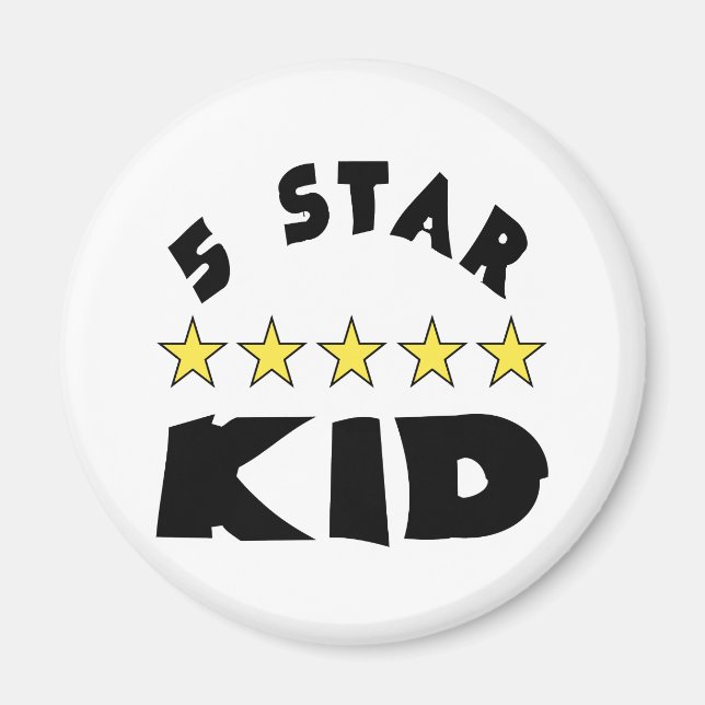 5 Star Kid Magnet (Front)