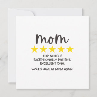 5 Star Mom Card