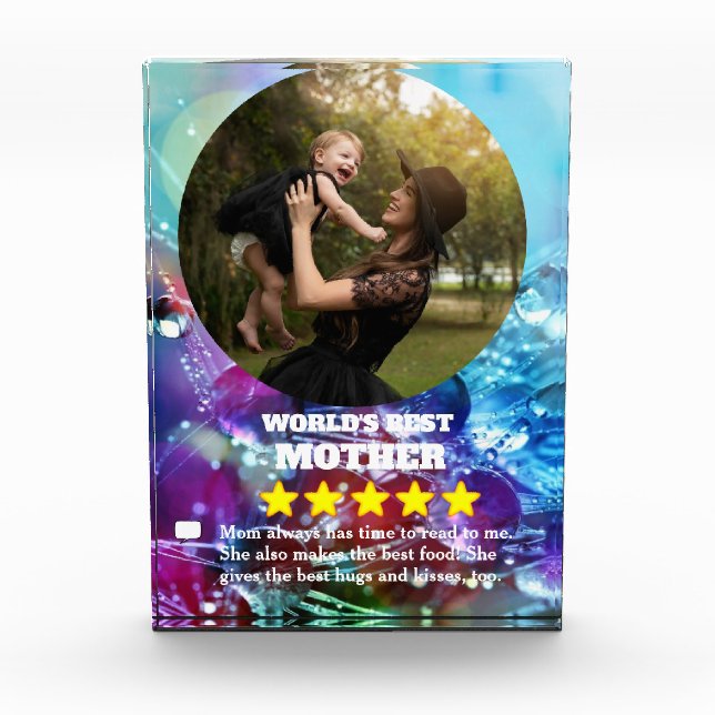 5 Star Mother Review with Photo  (Front)