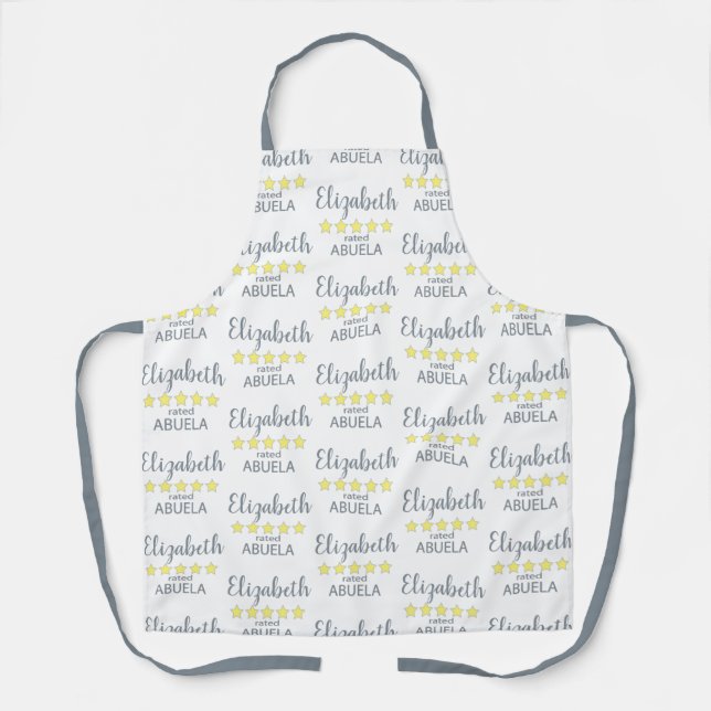 5 Star Rated Abuela Apron (Front)