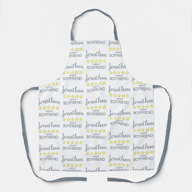5 Star Rated Boyfriend Apron (Front)