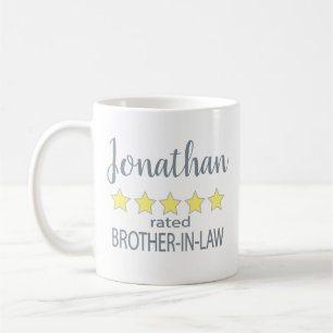 5 Star Rated Brother-In-Law Coffee Mug