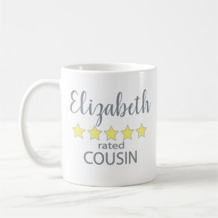 5 Star Rated Cousin Coffee Mug