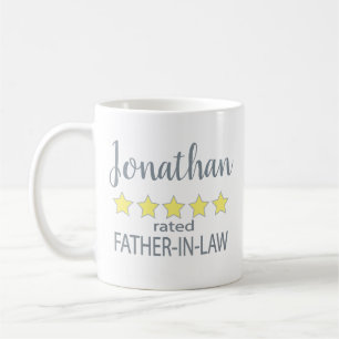 5 Star Rated Father-In-Law Coffee Mug