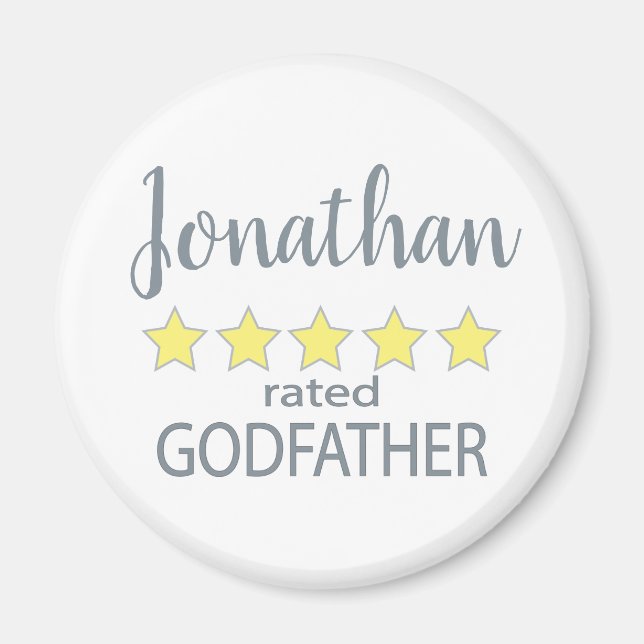 5 Star Rated Godfather Magnet (Front)