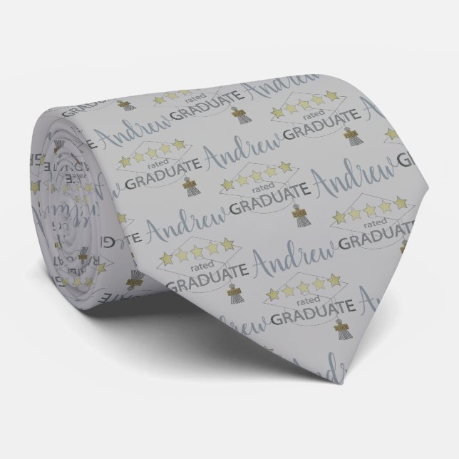 5 Star Rated Graduate Tie (Rolled)