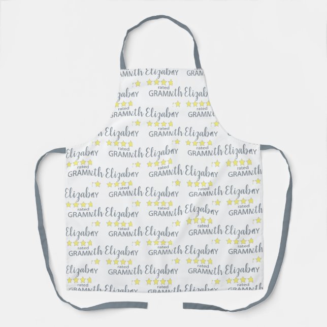 5 Star Rated Grammy Apron (Front)