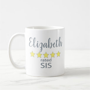 5 Star Rated Sis Coffee Mug