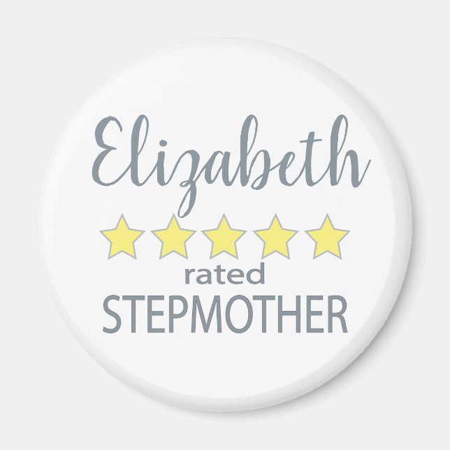 5 Star Rated Stepmother Magnet (Front)