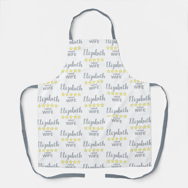 5 Star Rated Wife Apron (Front)