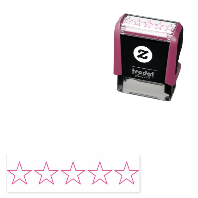 5 Star Rating Review Book Teacher  Self-inking Stamp (In Situ)