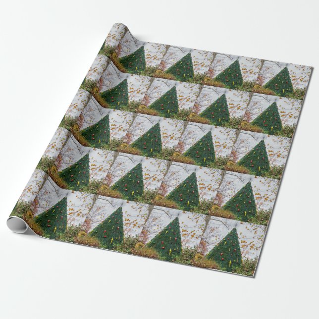 5 Story Sdc Tree Wrapping Paper (Unrolled)