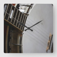 5 String Banjo Wall Clock