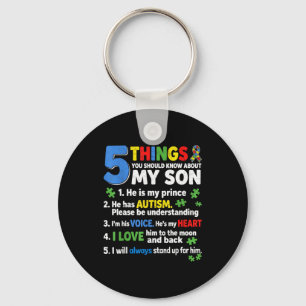 5 things should know about son he has autism mum key ring