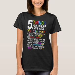 5 Things You Should Know About My Grandson Autism  T-Shirt