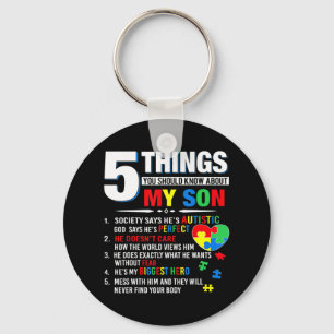 5 Things You Should Know About My Son Autism Aware Key Ring