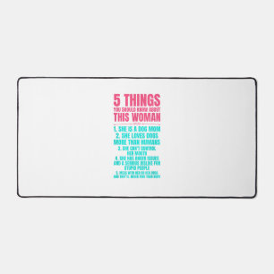 5 things you should know about this woman she is a desk mat