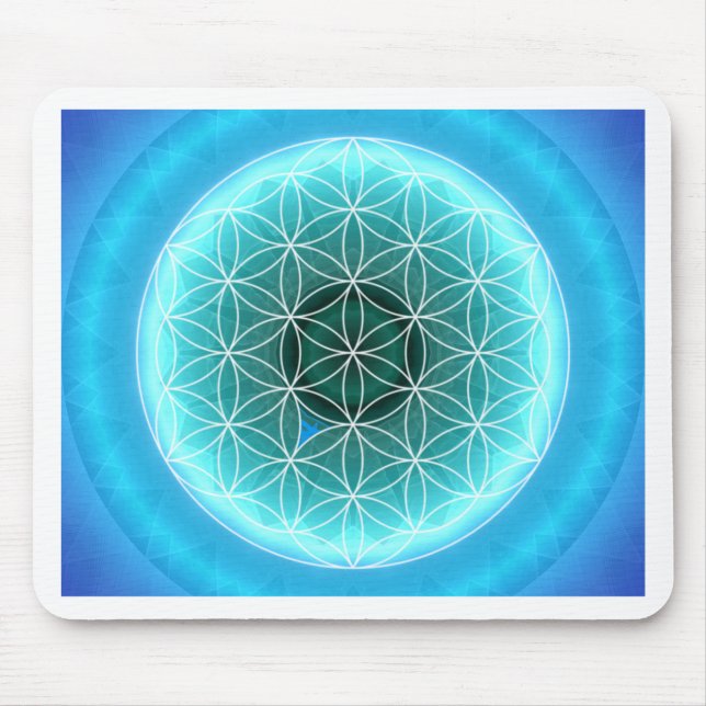 5 throat chakra lightblue created by Tutti Mouse Pad (Front)