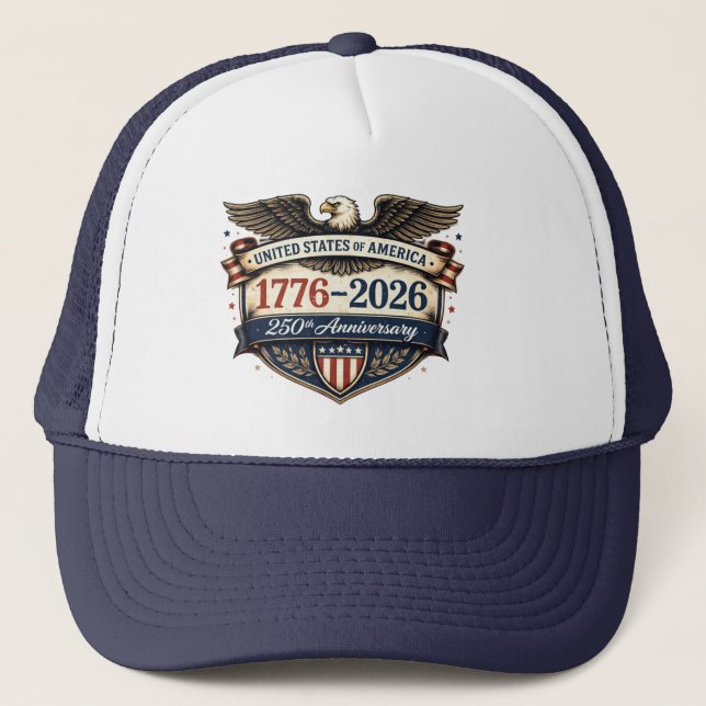 #5 USA TRUCKER HAT (Front)