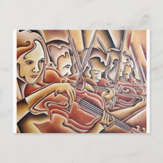 5 Violins Postcard