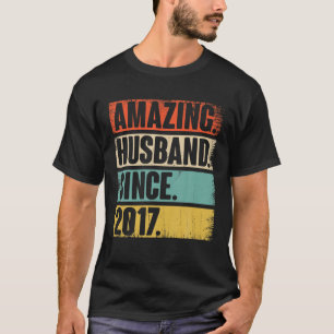 5 Wedding Aniversary Gift Him - Amazing Husband Si T-Shirt