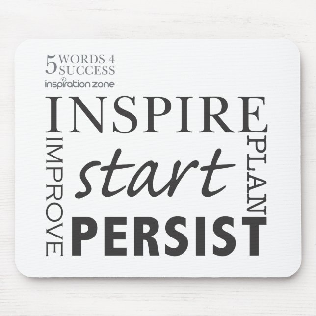 5 Words 4 Success Mouse Pad (Front)